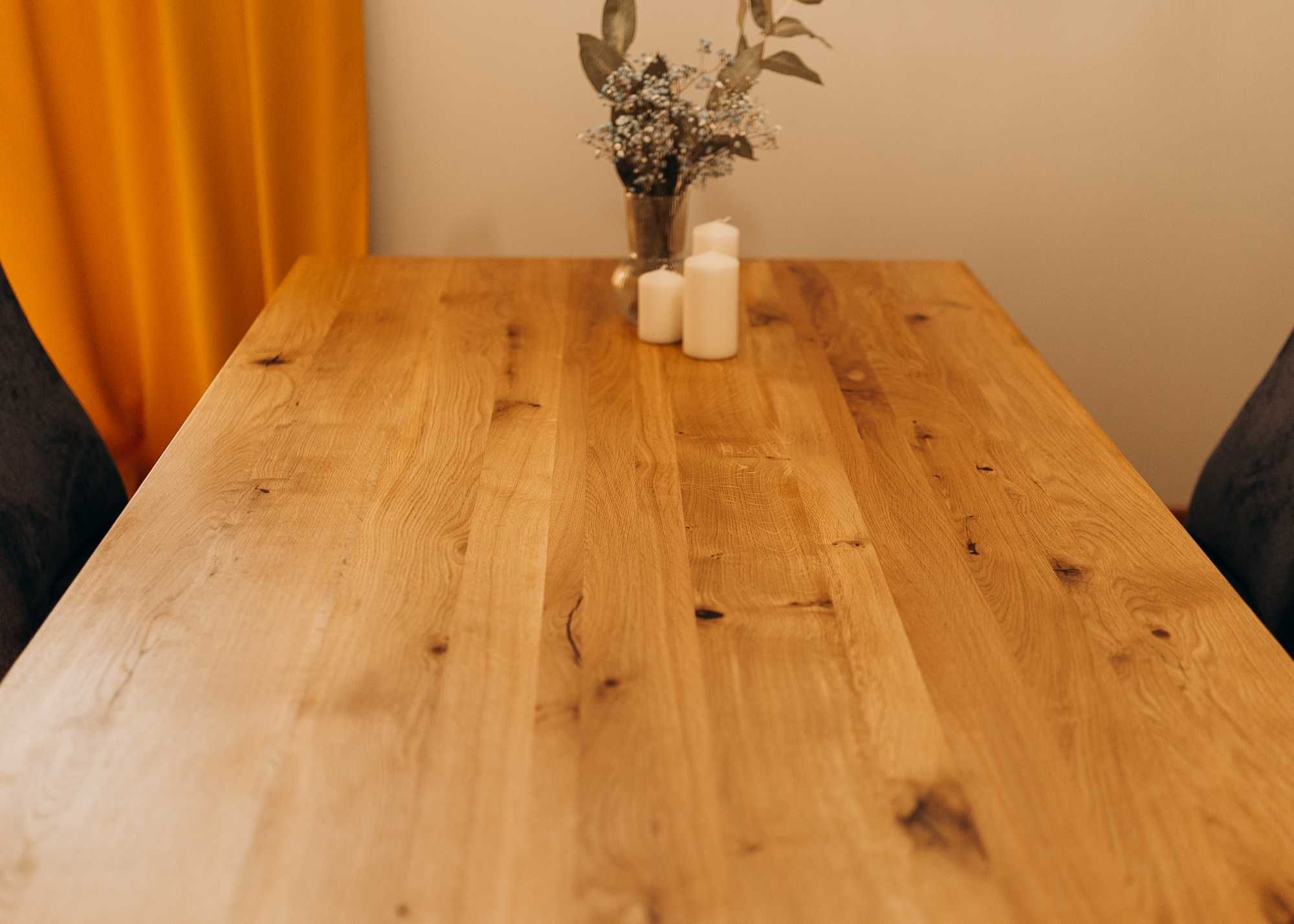 Stół dębowy loft lite drewno pająk na wymiar Producent