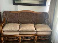 Conjunto Rústico/Vintage em Vime – Ideal para Interiores ou Varandas