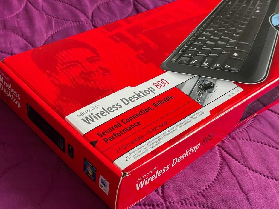 Klawiatura i mysz Microsoft Wireless Desktop 800 (bezprzewodowe)