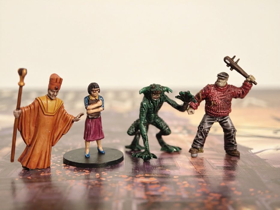 Posiadłość Szaleństwa 2 edycja - pomalowane figurki, stan idealny