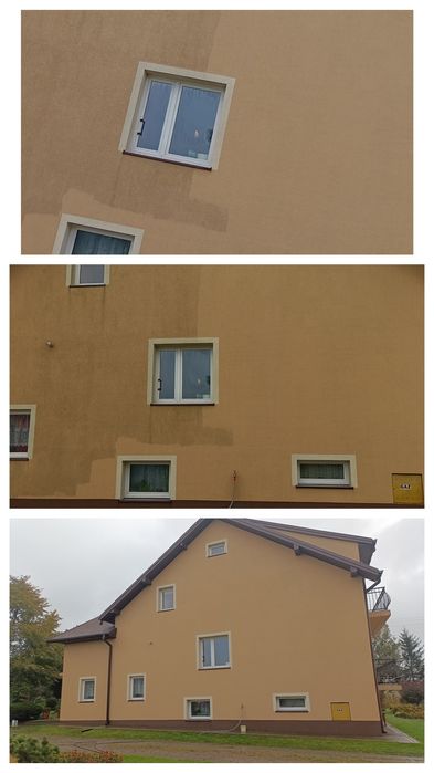 Mycie elewacji wycinka drzew.