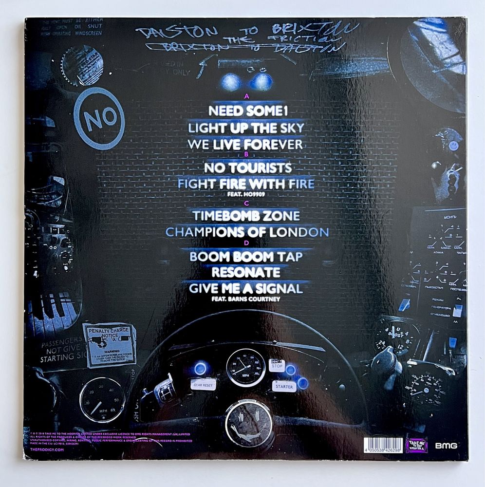 The Prodigy – No Tourists 2LP Limited Edition 180g Vinyl