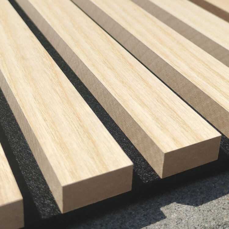 Lamele i panele akustyczne na filcu drewno bezbarwne fornir 1 mb 2,7m