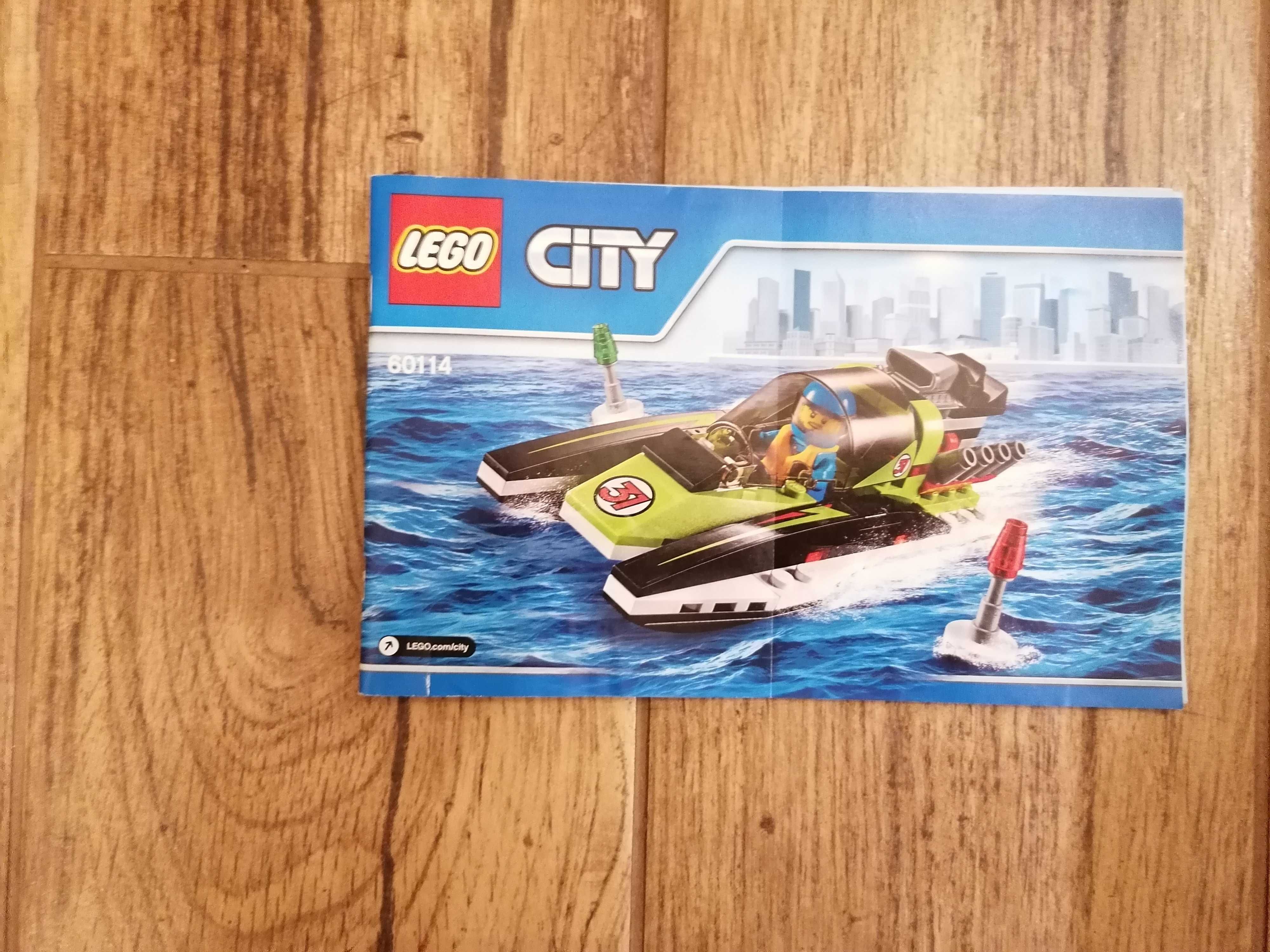 LEGO 60114 City - Łódź wyścigowa