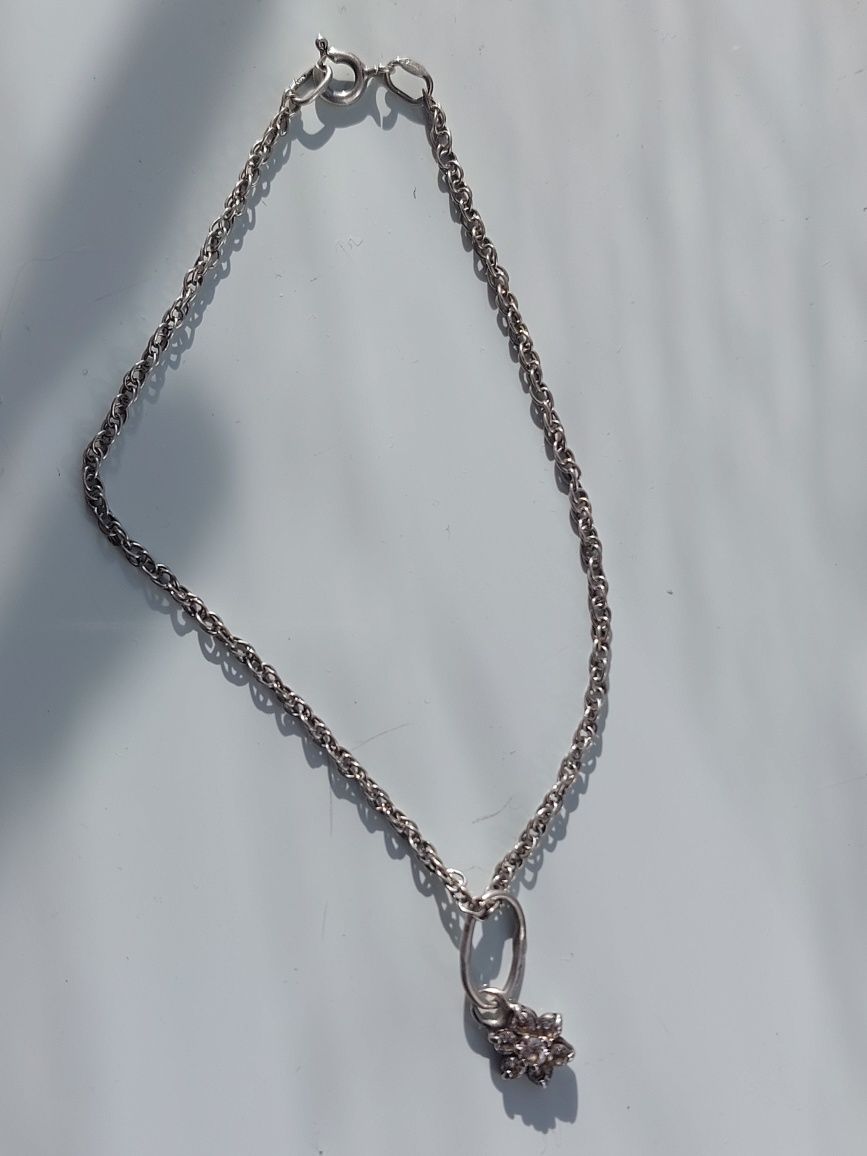 Продам набор сережки и кольцо (серебро), продам браслет с подвеской