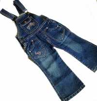 SALE Ogrodniczki jeans nowe dla dziewczynki 74/80(9/12M
