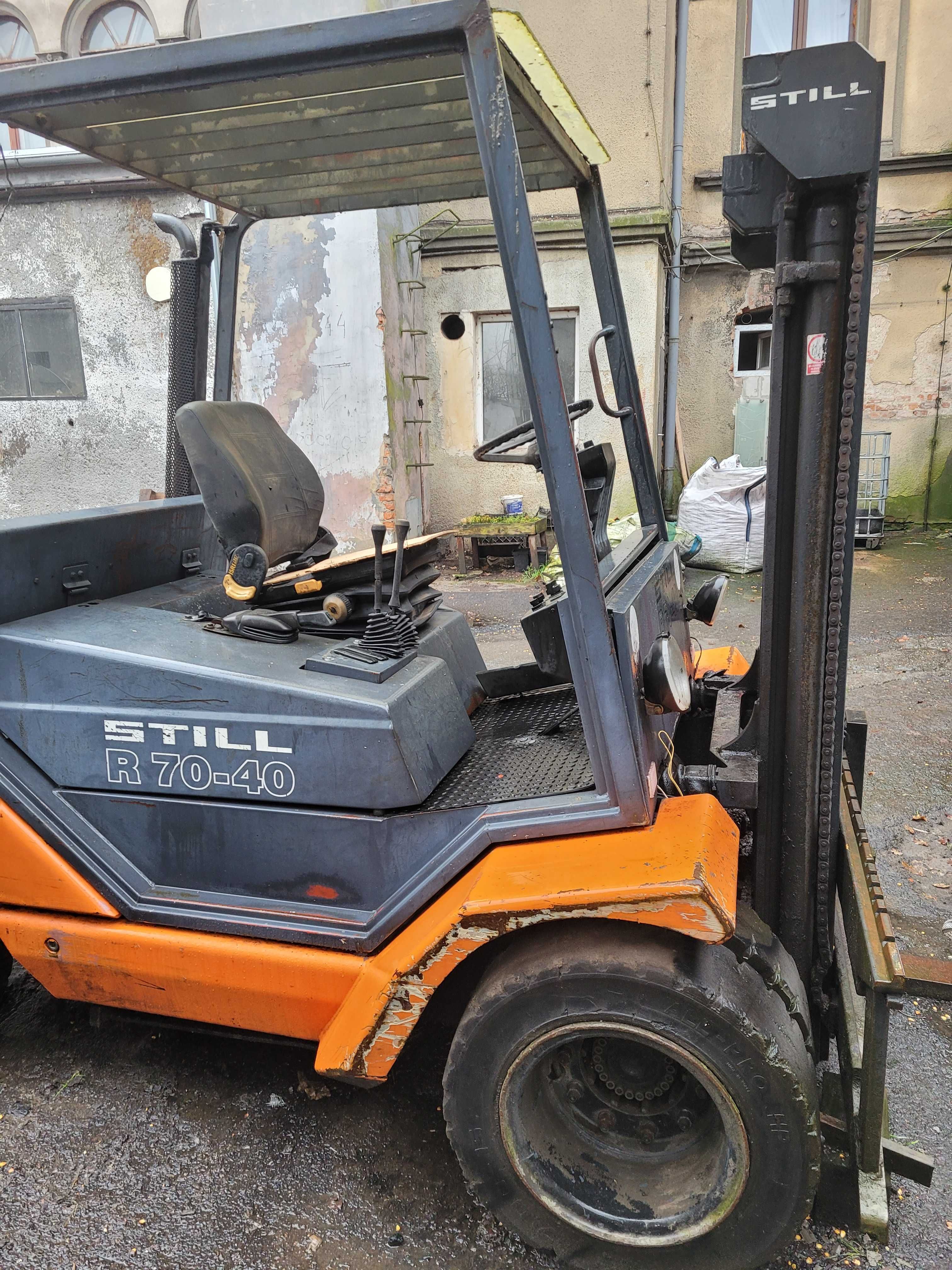 Wózek widłowy STILL R70-40 z silnikiem Deutz 1012 - części