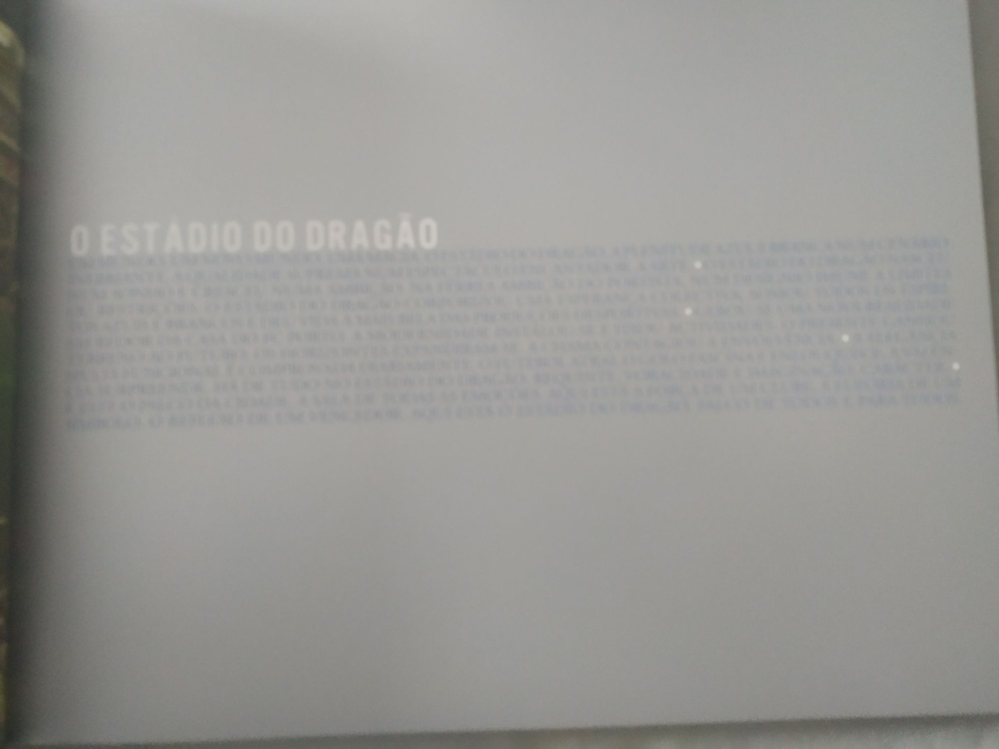 Livro o estádio do Dragão (novo)