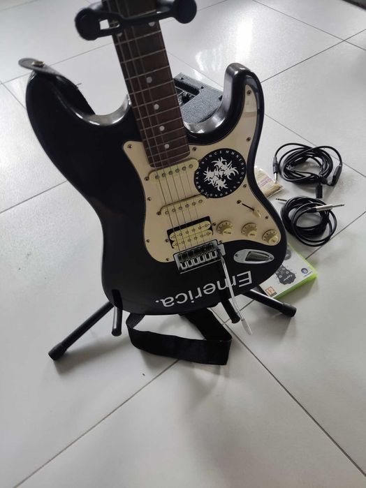 gitara elektryczna  piecyk zestaw do grania xbox