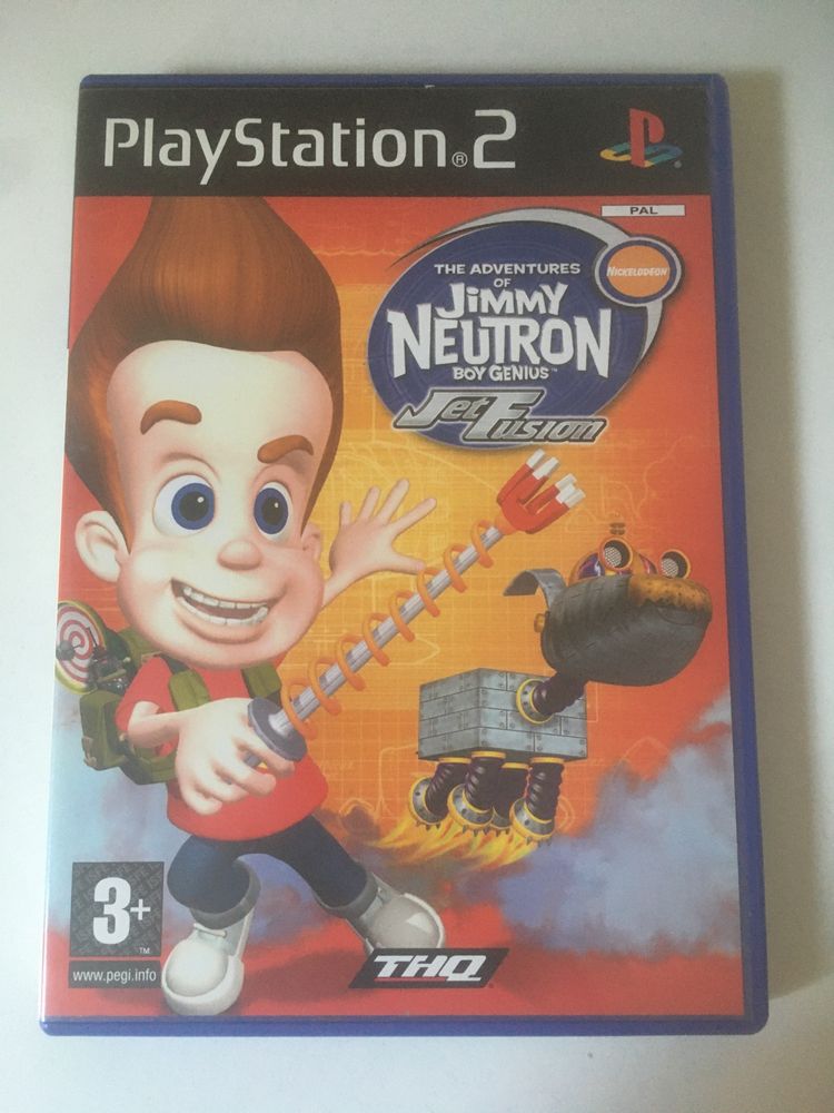 PS2 - The Adventures of Jimmy Neutron Bou Genius Jet Fusion