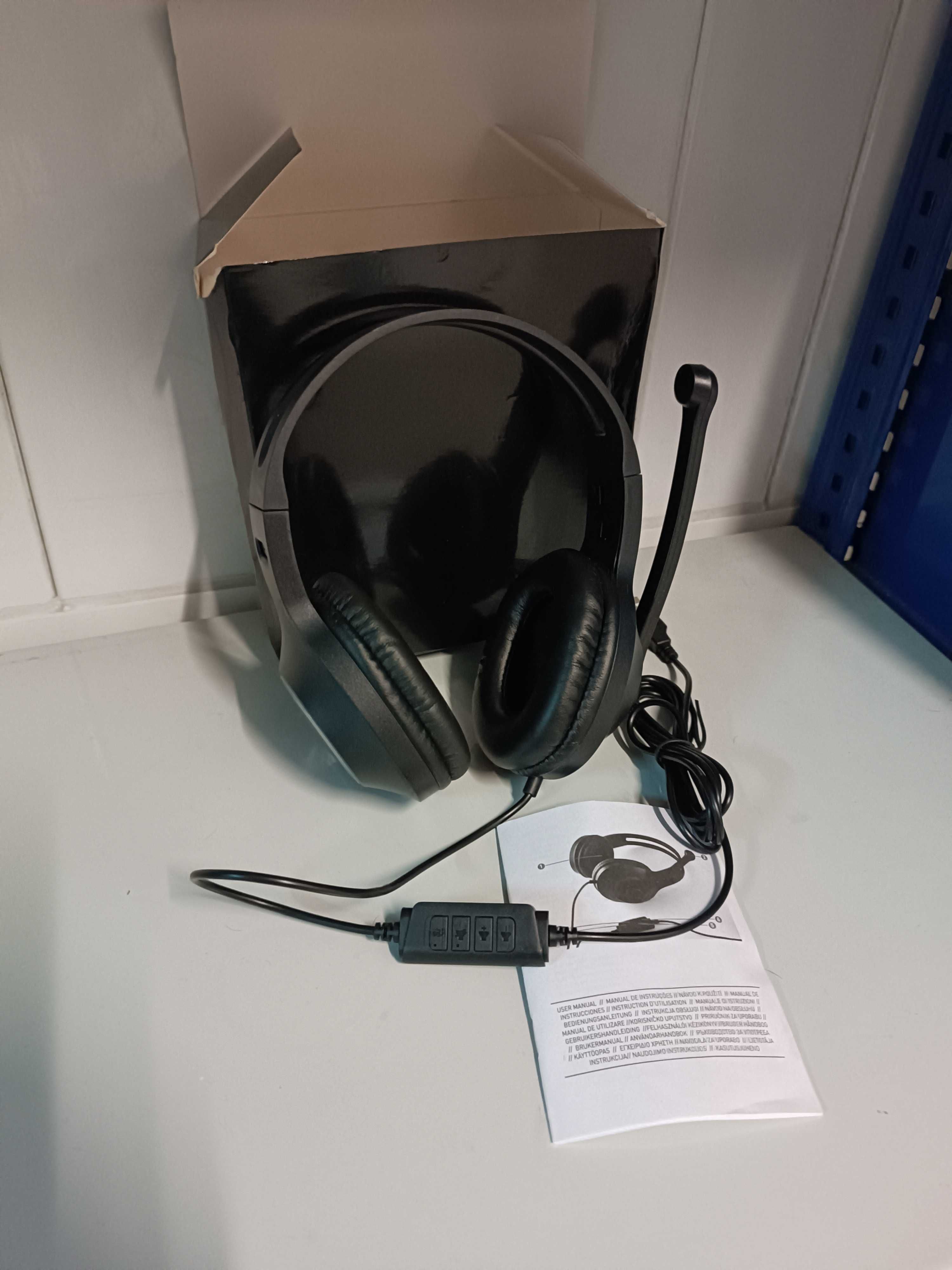 [NOVO] Headphones com microfone e regulador de volume/mute HIDEA