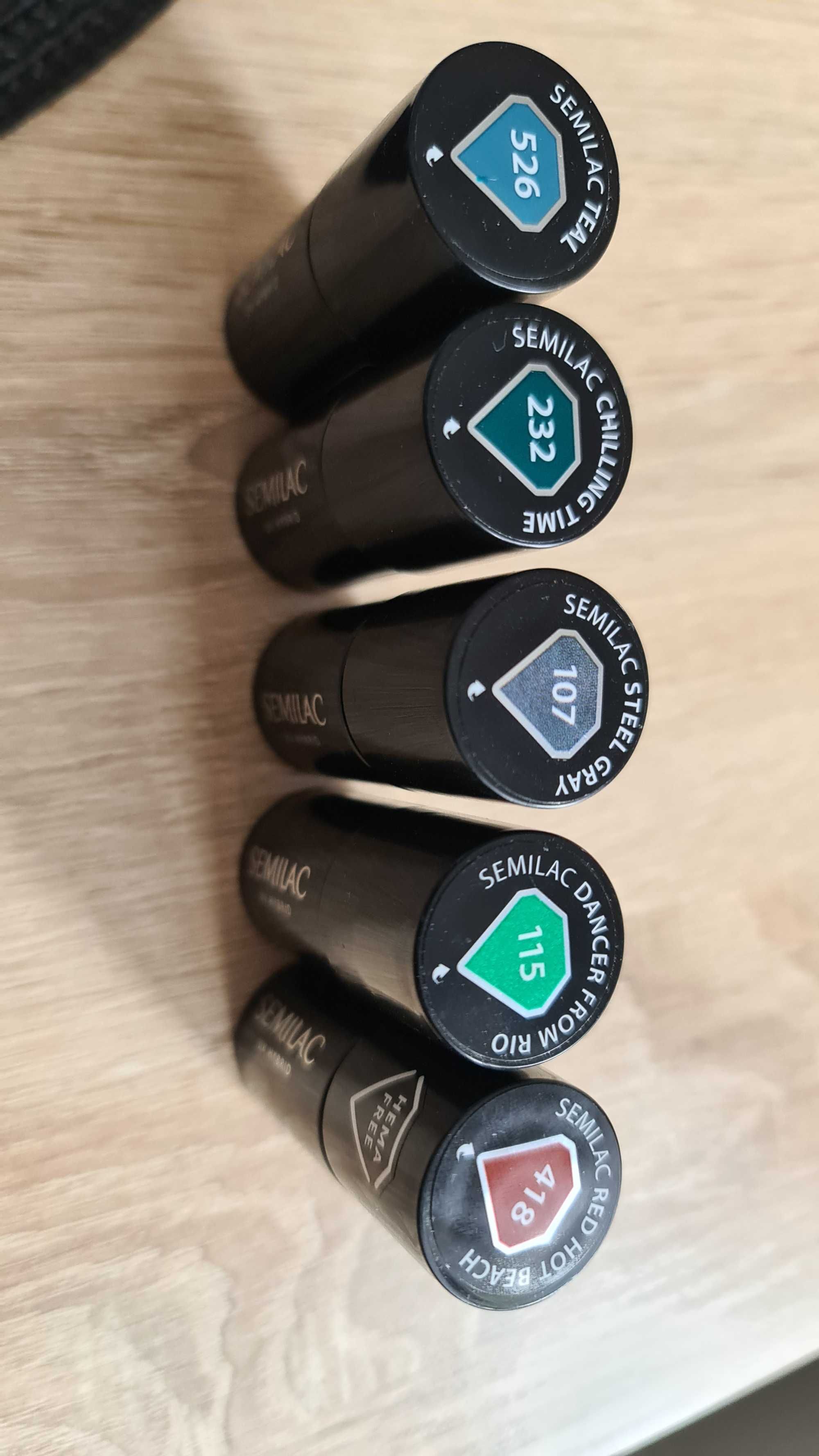 Lakiery semilac 526, 232, 115, 418