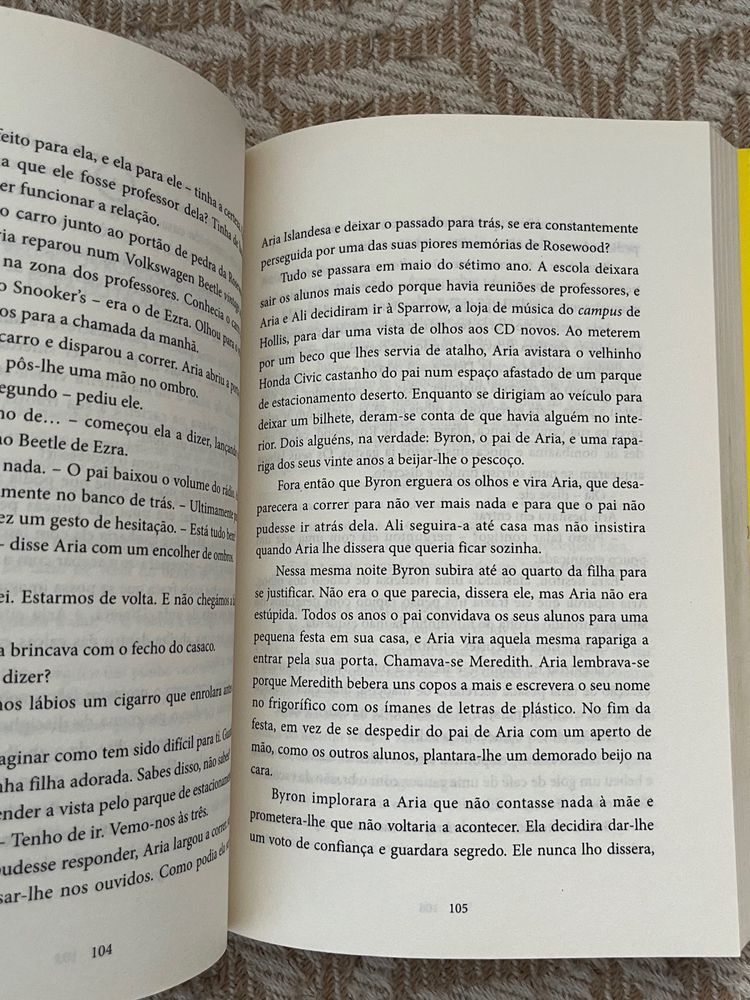 Livro “As Pequenas Mentirosas”, volume I