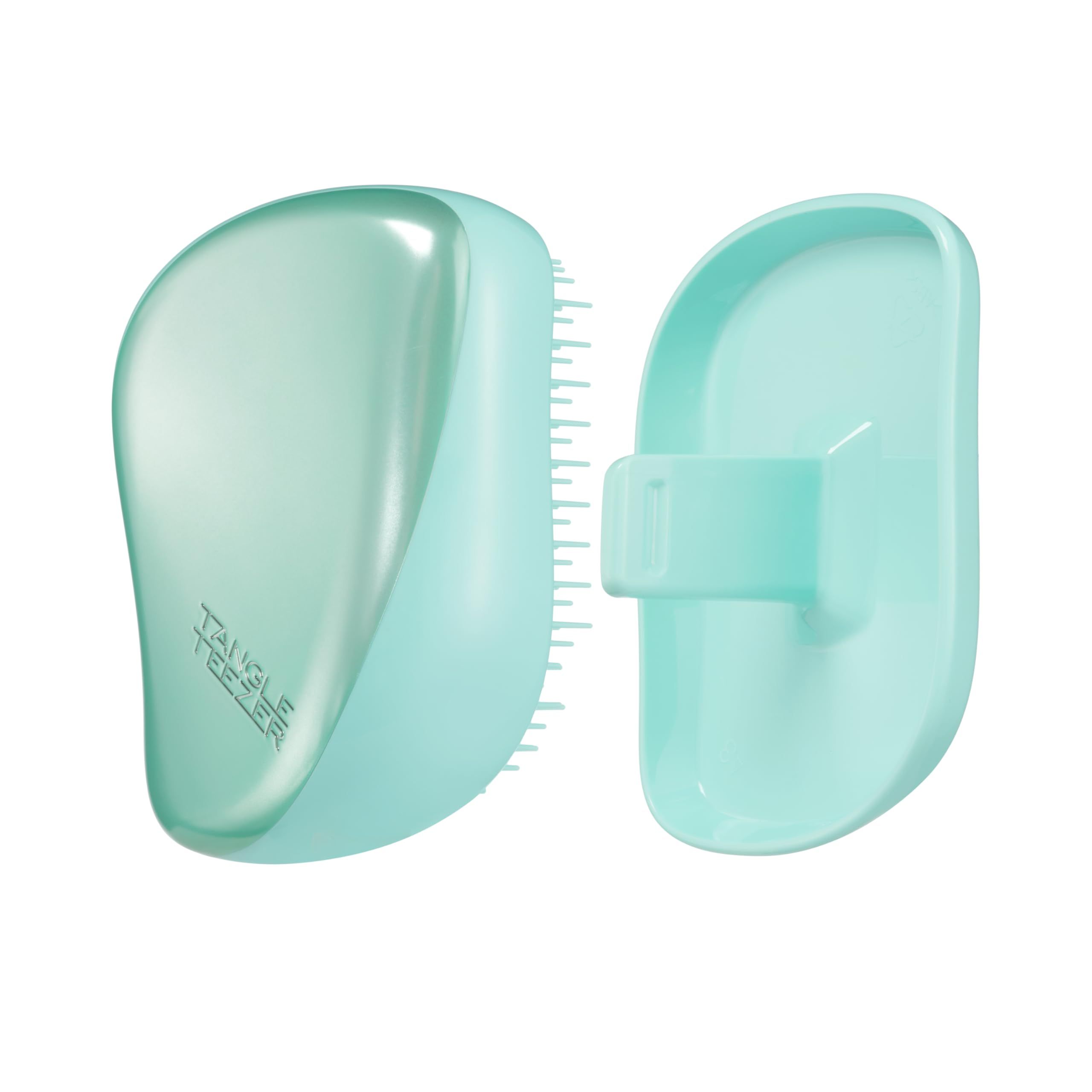 compact styler teal matte chrome szczotka do włosów idealna w podróży