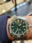 Certina Ds Action diver 43mm zielony kolor