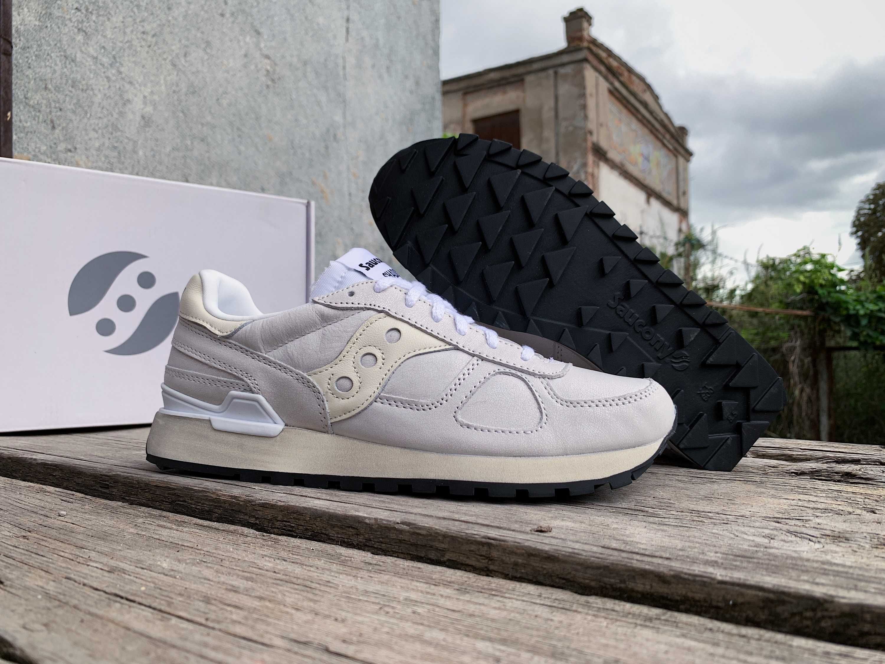 Мужские кожаные кроссовки Saucony Shadow Original водонепроницаемые