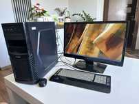 Komputer stacjonarny + 24” monitor + Klawiatura + Mysz  ZESTAW OKAZJA!