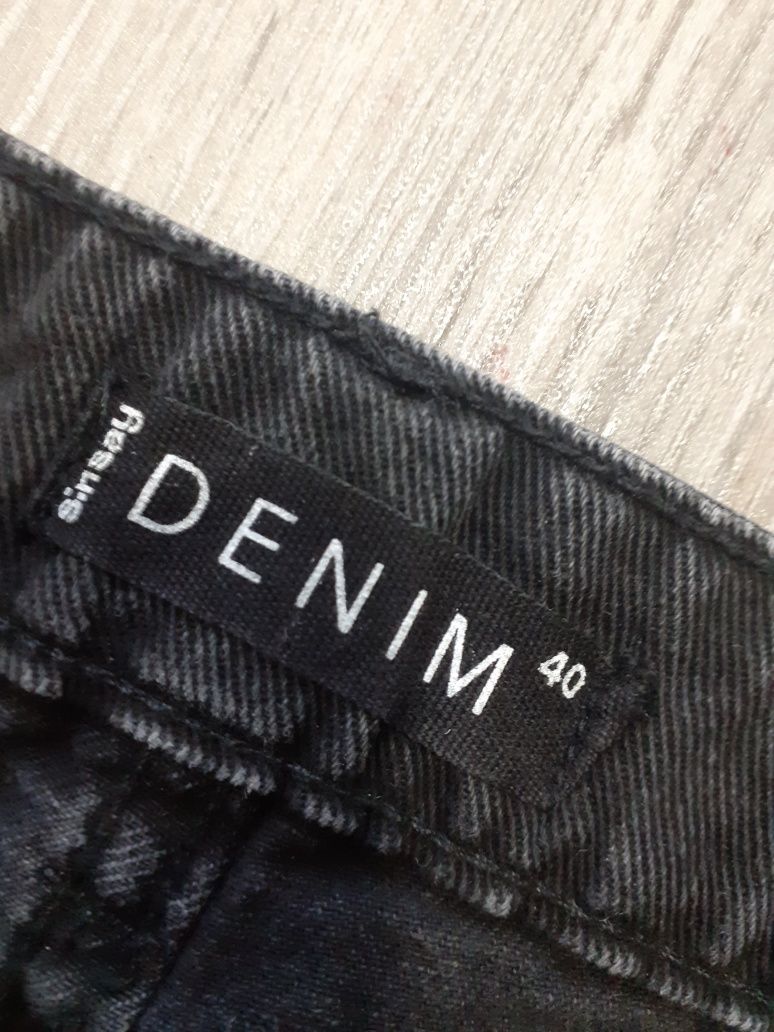 Джинсы DENIM чёрные