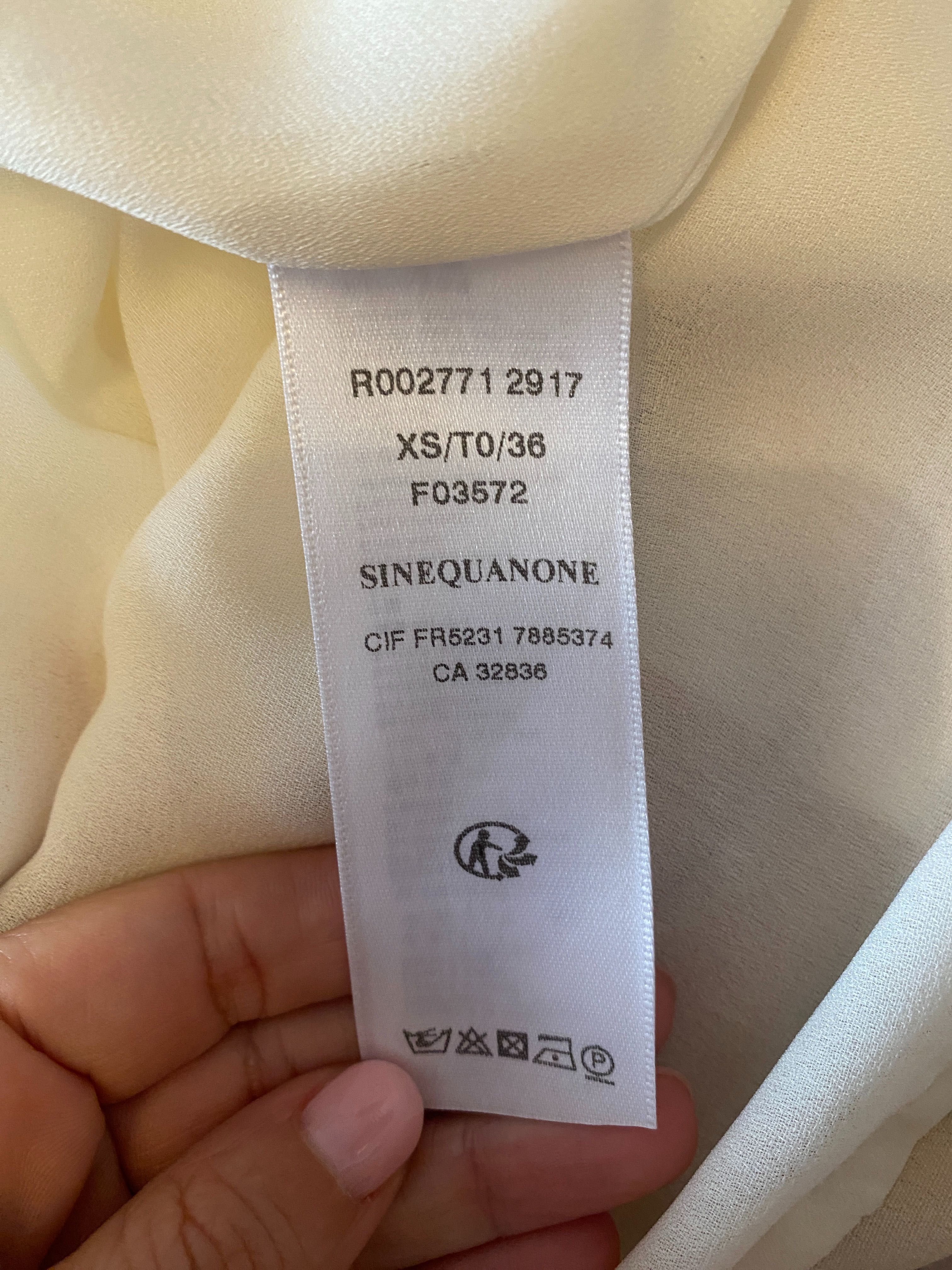 Vestido Sinéquanone tamanho XS