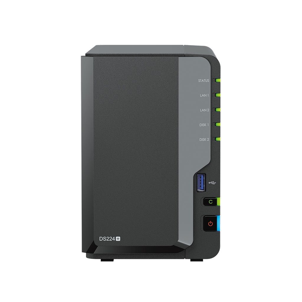 Synology DS224+ 10GB RAM / 2x 6TB (Serwer, NAS, Dysk sieciowy) FV23