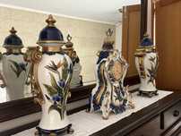 Porcelana Pintada à Mão - Galo d’ouro
