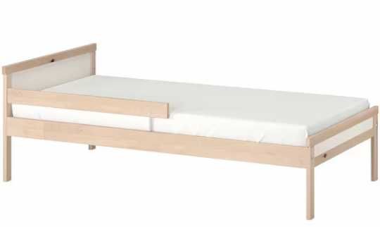 Łóżka dziecięce Ikea Sultan Lade połączone w jedno łóżko