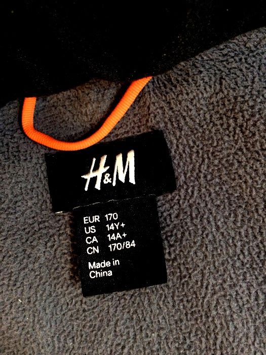 H&M kurtka zimowa rozmiar M męska 170 cm na zimę na narty stan idealny