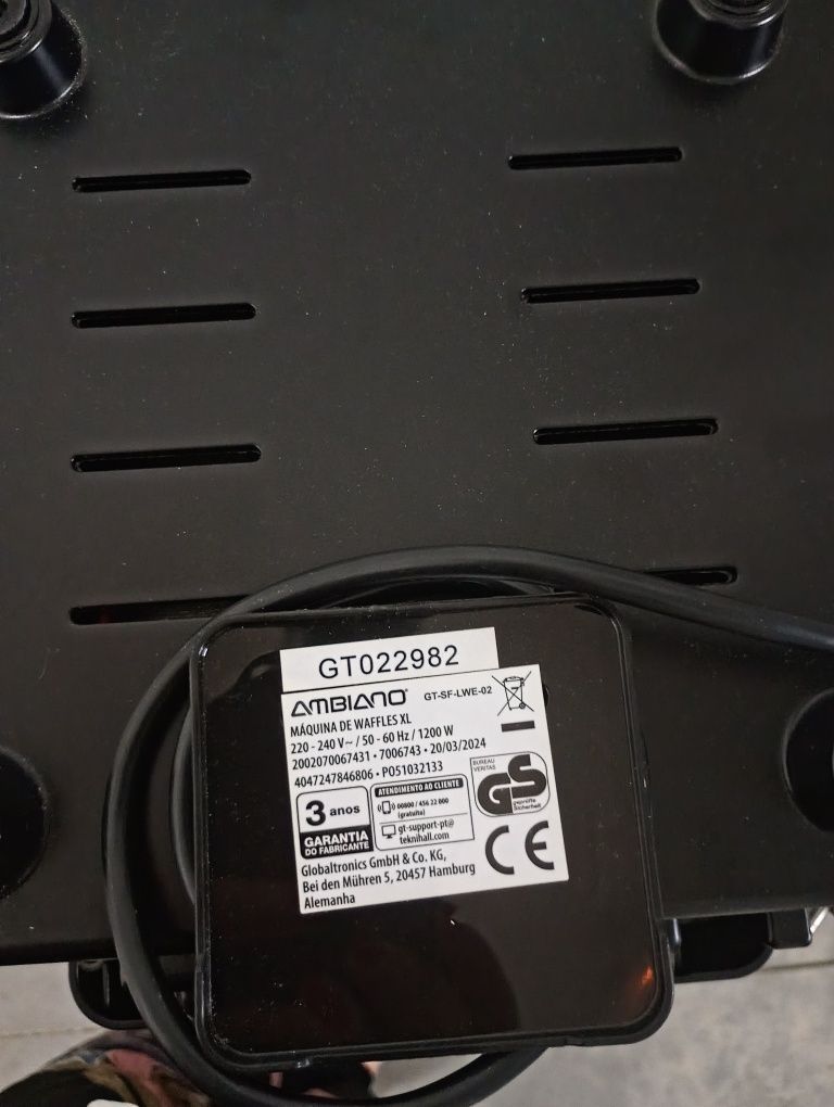 Máquina de waffles/fores profissional Nova