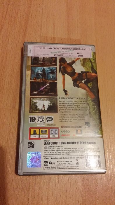 Jogo Psp Tomb Raider Legend