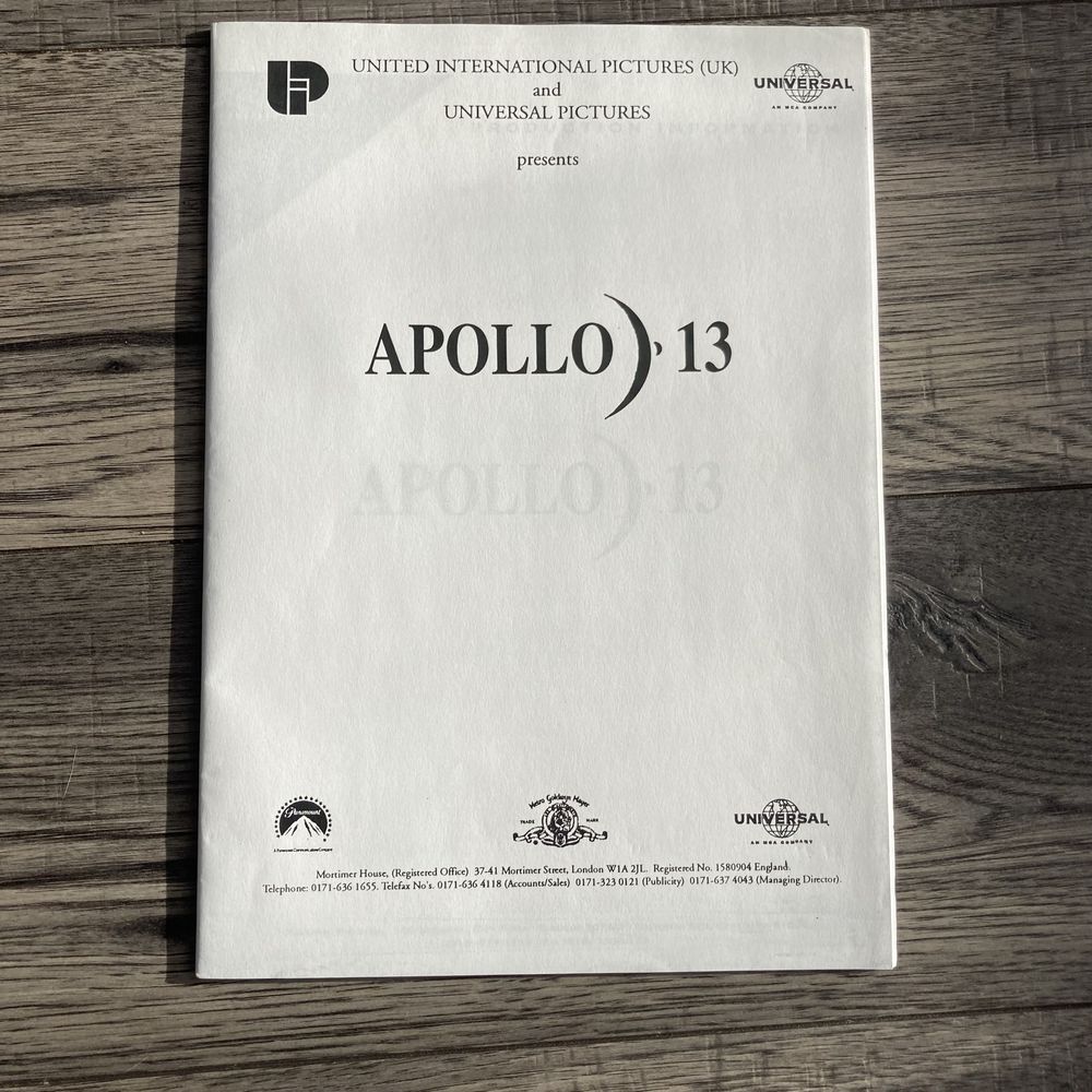 Apollo 13 - pakiet promocyjny - Tom Hanks