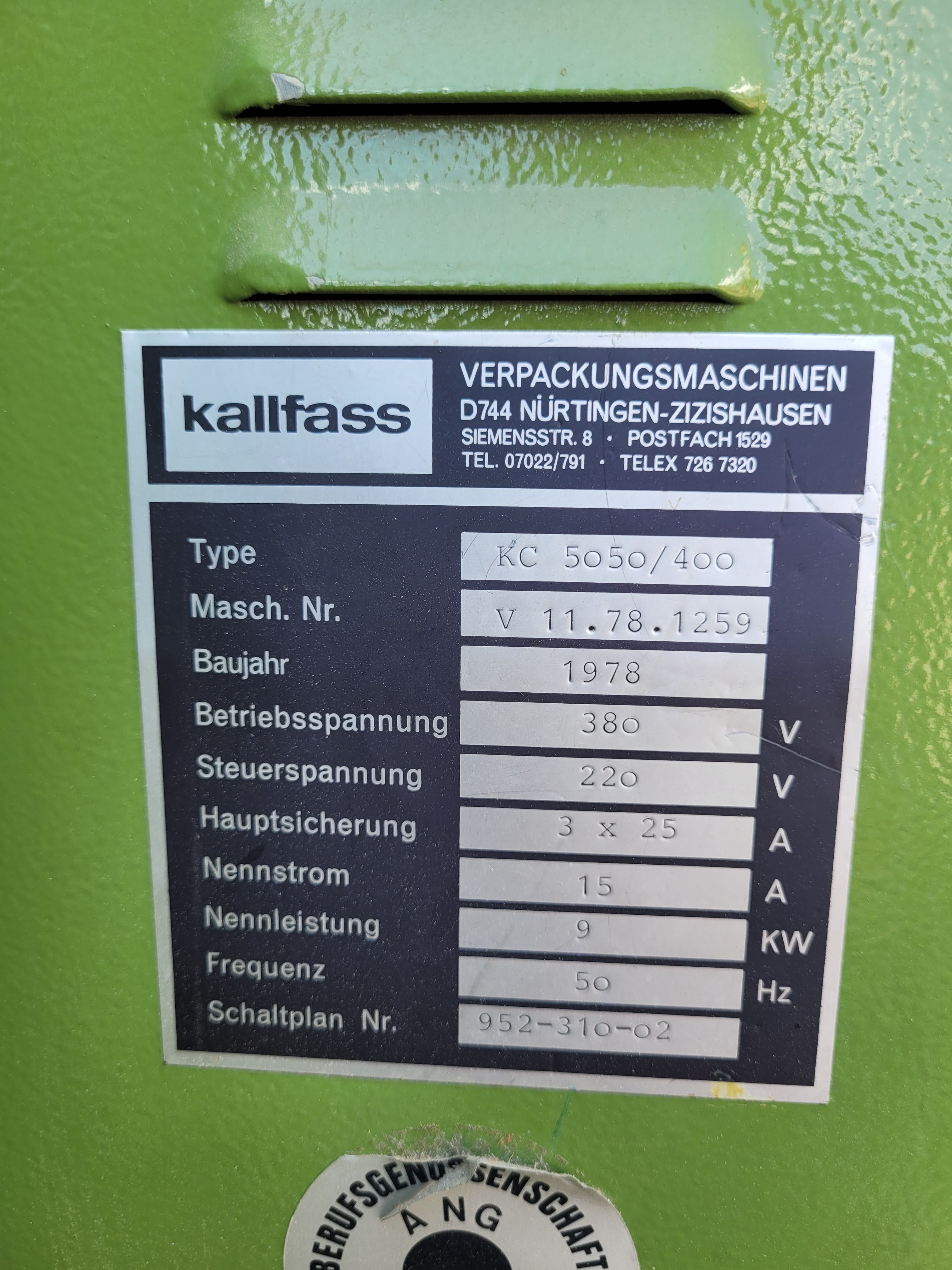 Foliarka Kallfass 5050/400