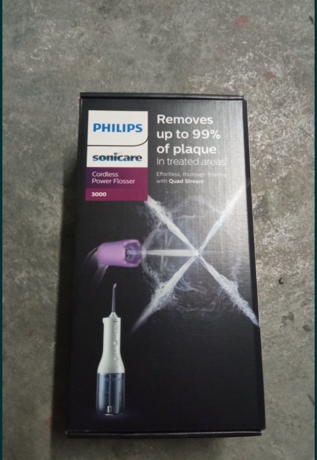Escova dental Philips Hidropulsor e Fio Dental Elétrico HX3806/31.
