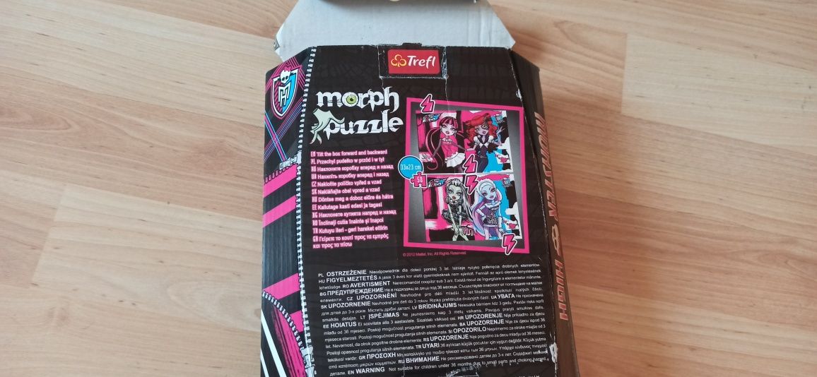 Puzzle Monster High 3D 50 elementów Trefl