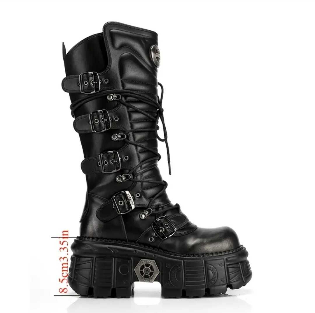 Сапоги женские New Rock на платформе панк рок киберпанк 38-40р
