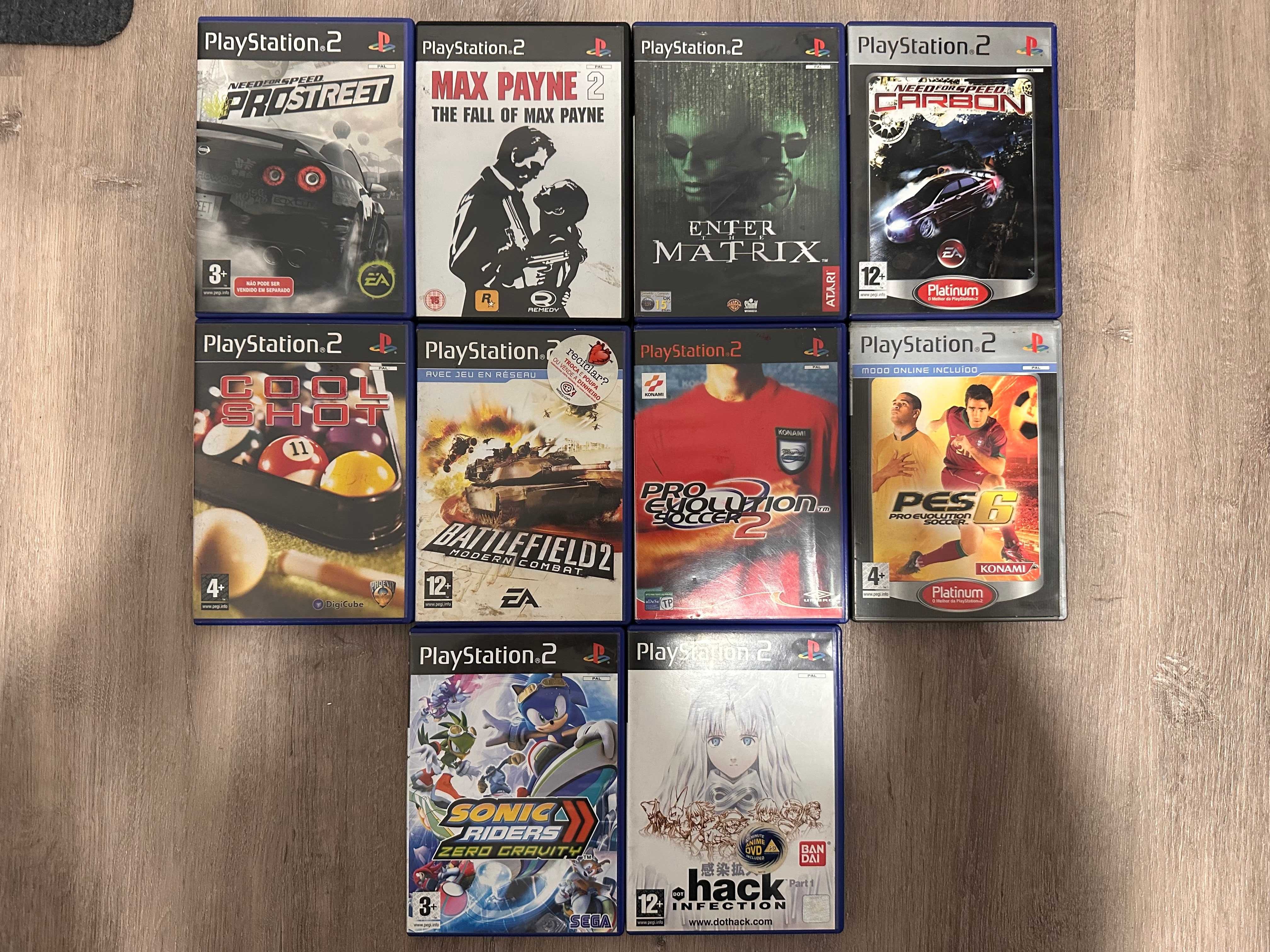 Lote Vários Jogos PS2