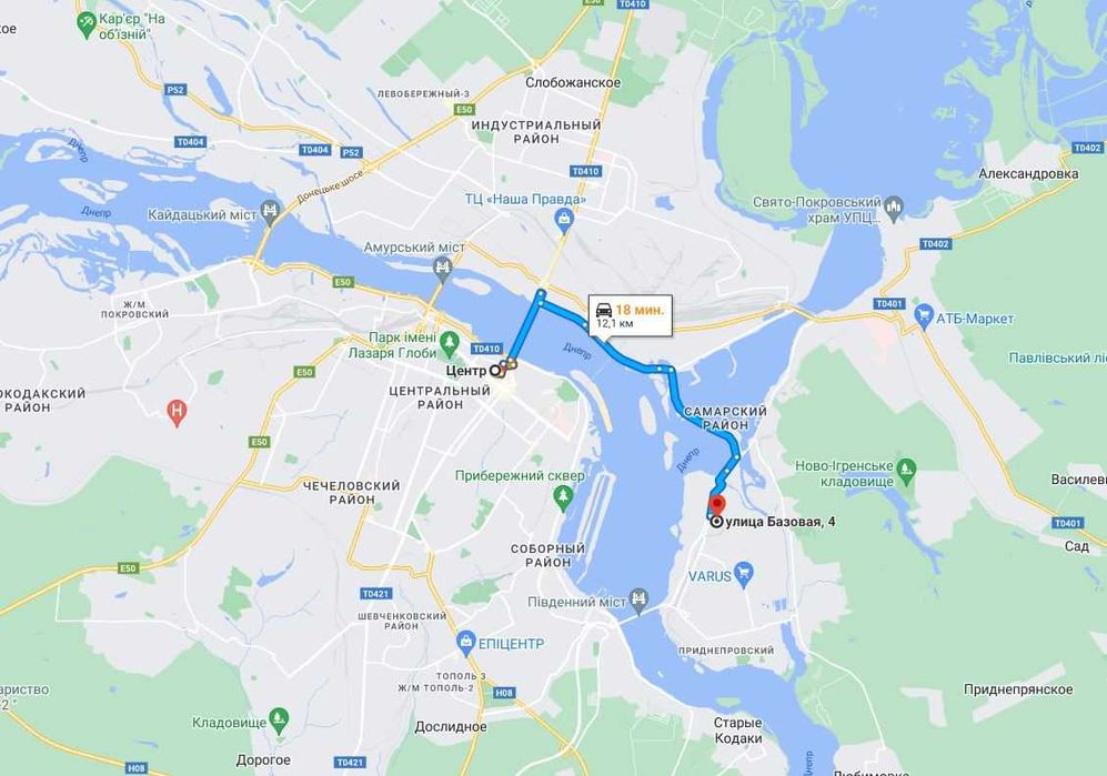Оренда складу 52 кв.м на вул. Базова, 4 (Придніпровськ) Без комісії