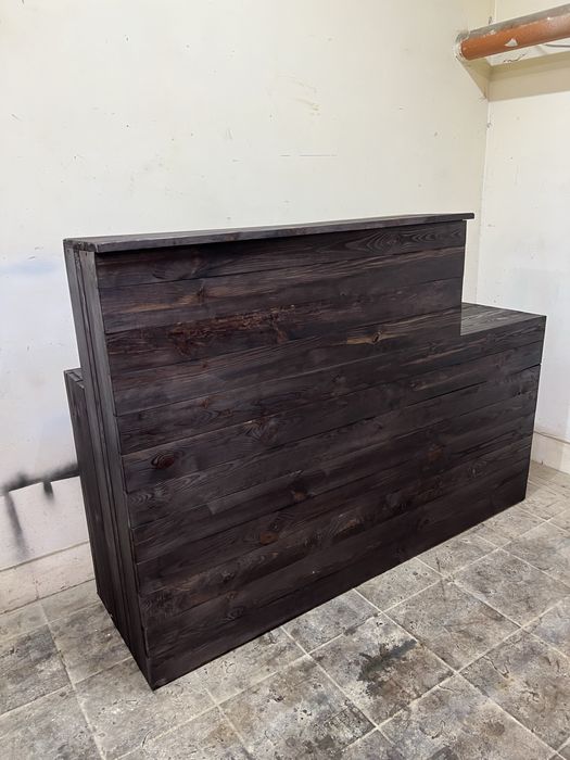 Барна стійка , ресепшн , прилавок з соснової дошки