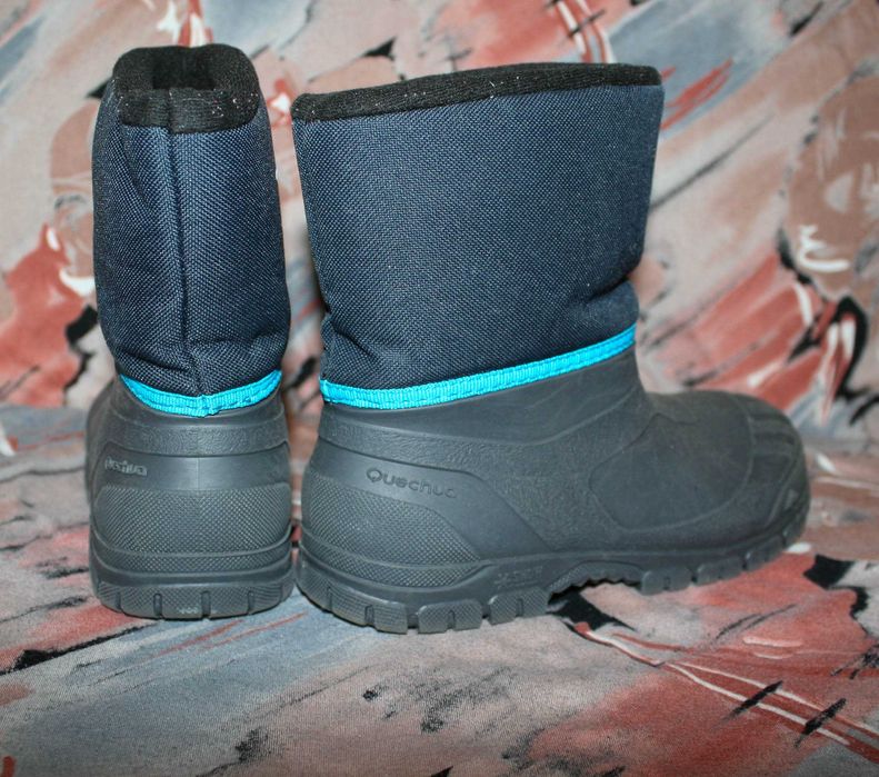 Чоботи гумові утеплені сапоги резиновые Quechua Snow 32-33 р