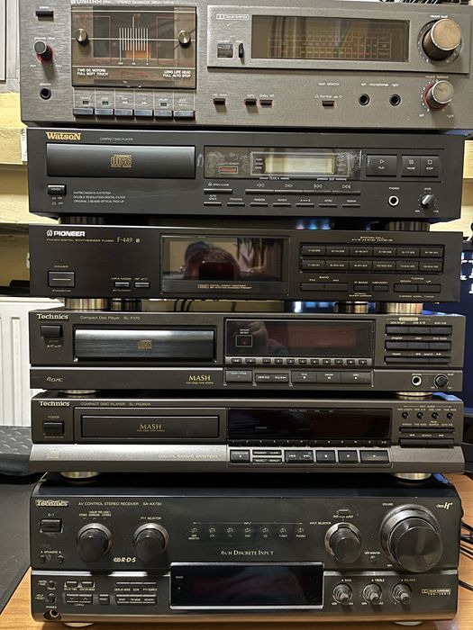 Yamaha Technics Pioneer Unitra ZRK Watson - Amplitunery CD Magnetofon