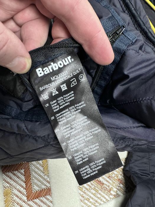 Barbour куртка джакет утеплений як мікропуховик розмір Л