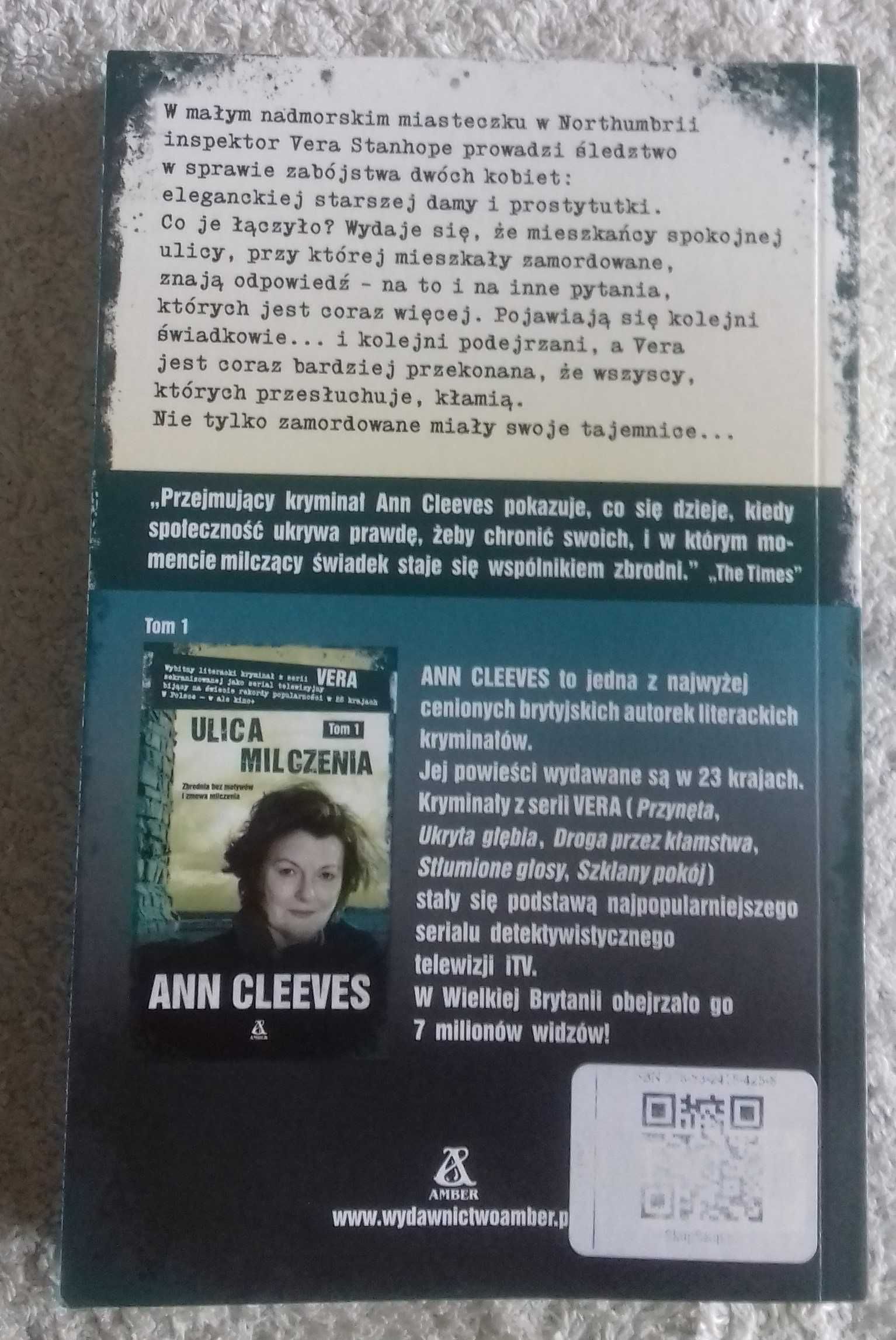 Ann Cleeves Szklany pokój, Ulica milczenia tom  1 i 2