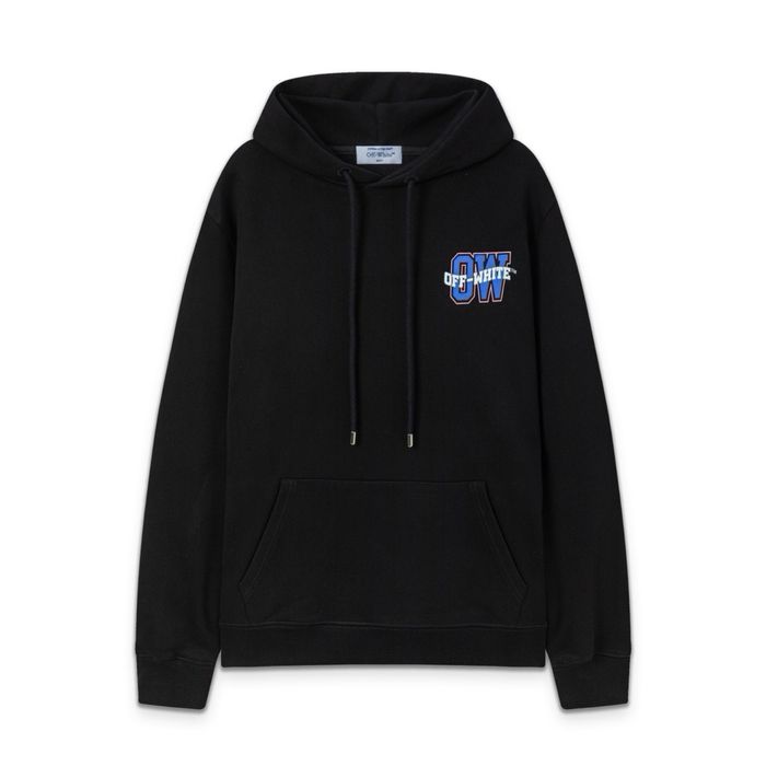 OFF-white оверсайз унисекс оригинал черное белое худи