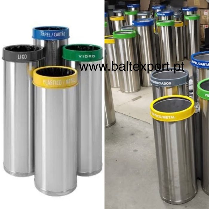 Ecoponto Papel, Vidro, Metal em Inox escritório/Armazém Eco Ponto Novo