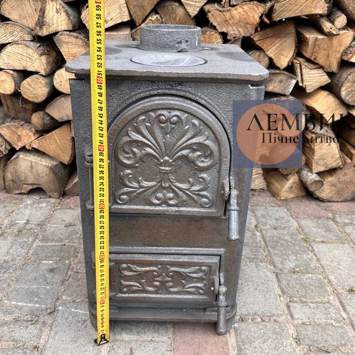 Буржуйка чугунная | Піч камін на дровах для дому |Новая печка для дома