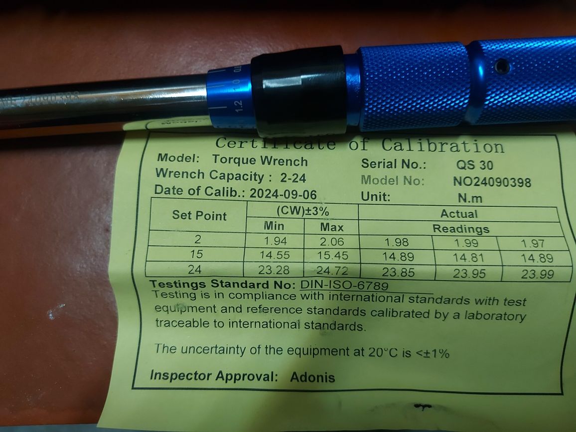 Chave tork 1/4 com acessórios