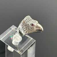 Srebro - Srebrny pierścionek z Rubinami - próba srebra 925