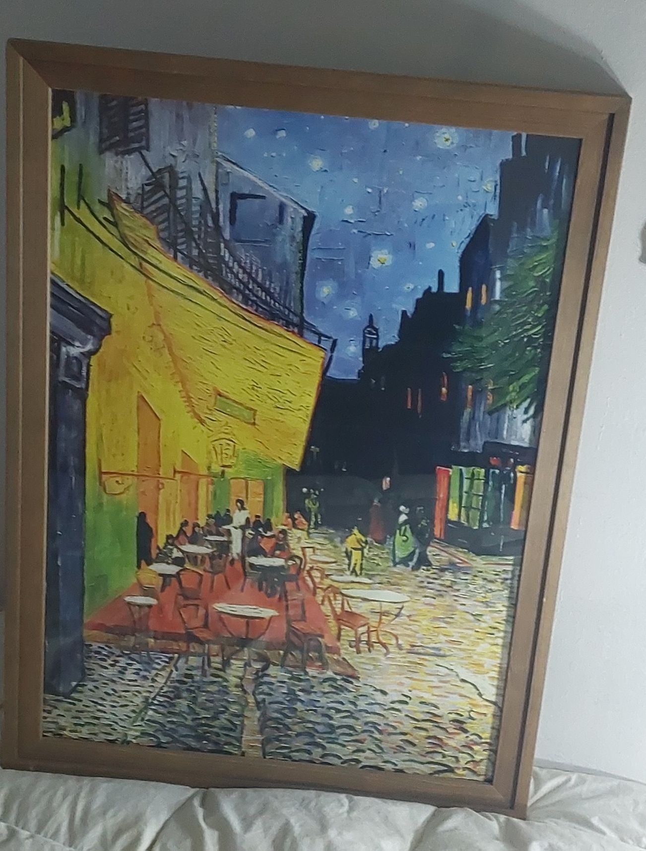 Quadro Terraço do Café à Noite, Vincent van Gogh 57x77 cm