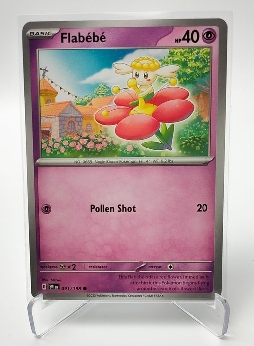 Flabebe 091/198 karta pokemon Scarlet & Violet