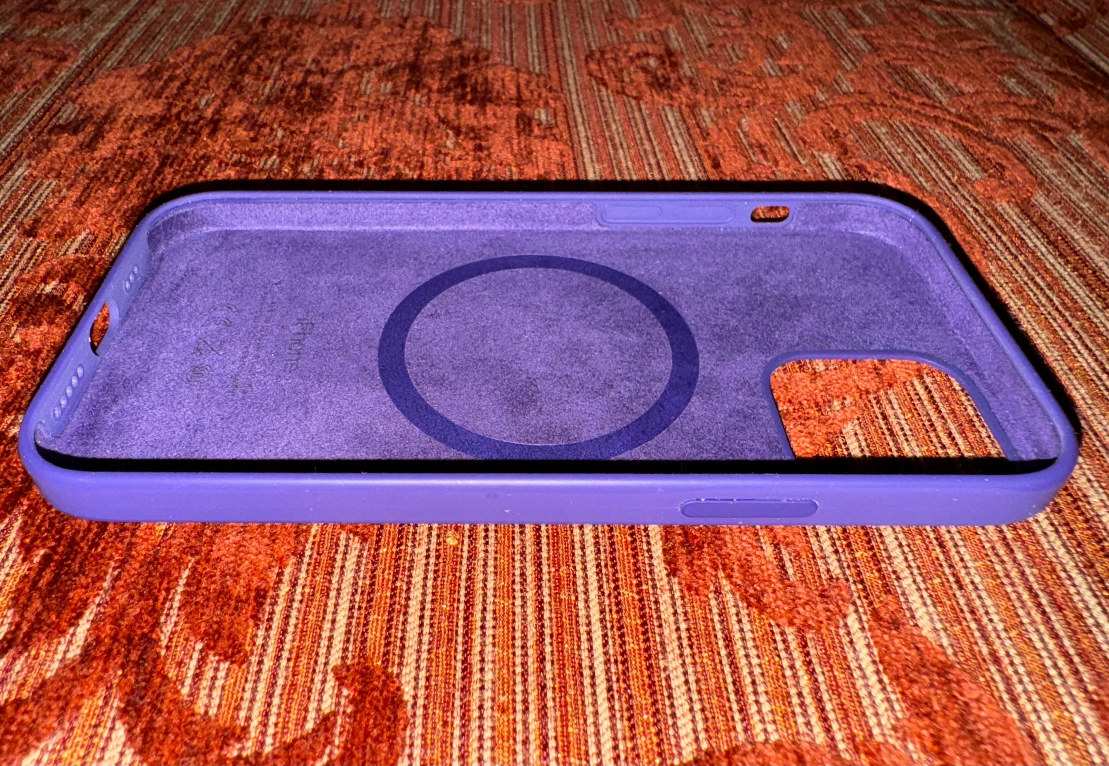 Чехол для iPhone 12 Pro Silicone Case with Magsafe (Amethyst) оригинал