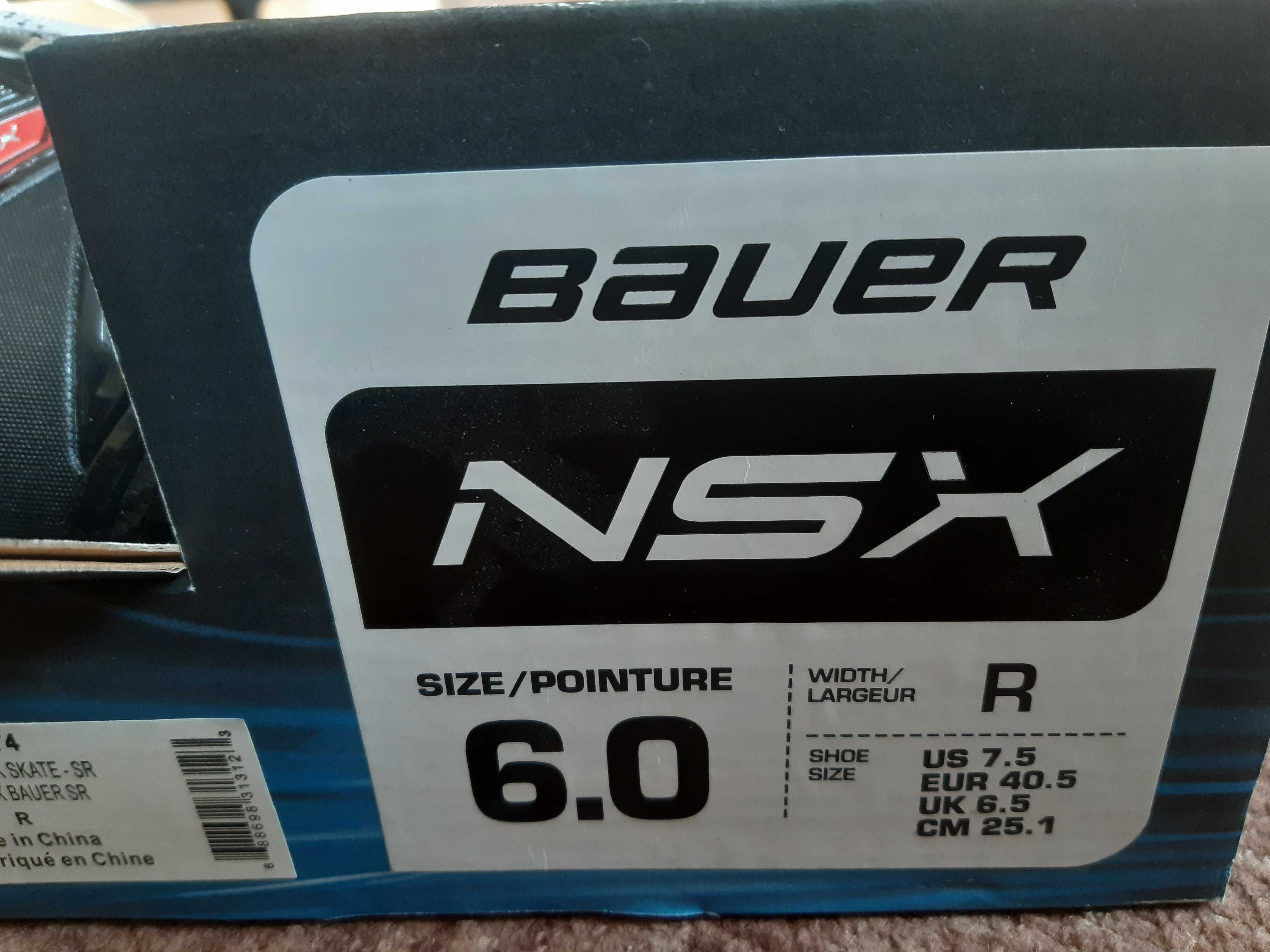 Łyżwy hokejowe Bauer NSX sr r40,5